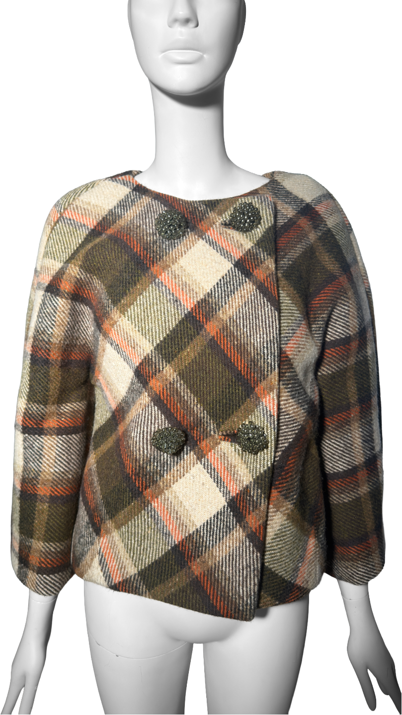 Balenciaga by Nicolas Ghesquière FW 2006 Tartan Riding Jacket