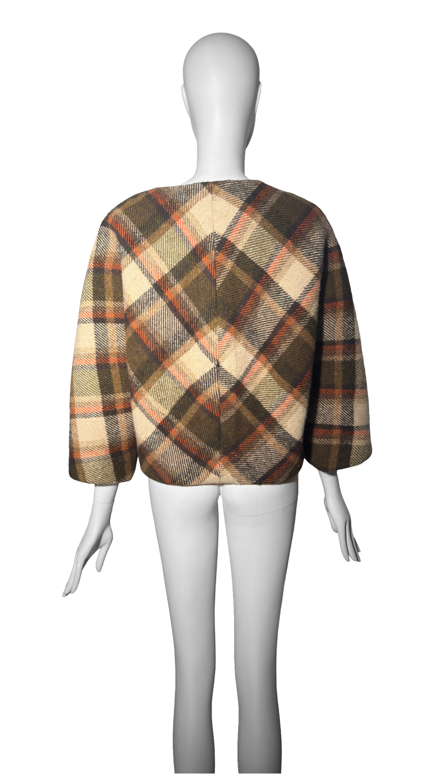 Balenciaga by Nicolas Ghesquière FW 2006 Tartan Riding Jacket