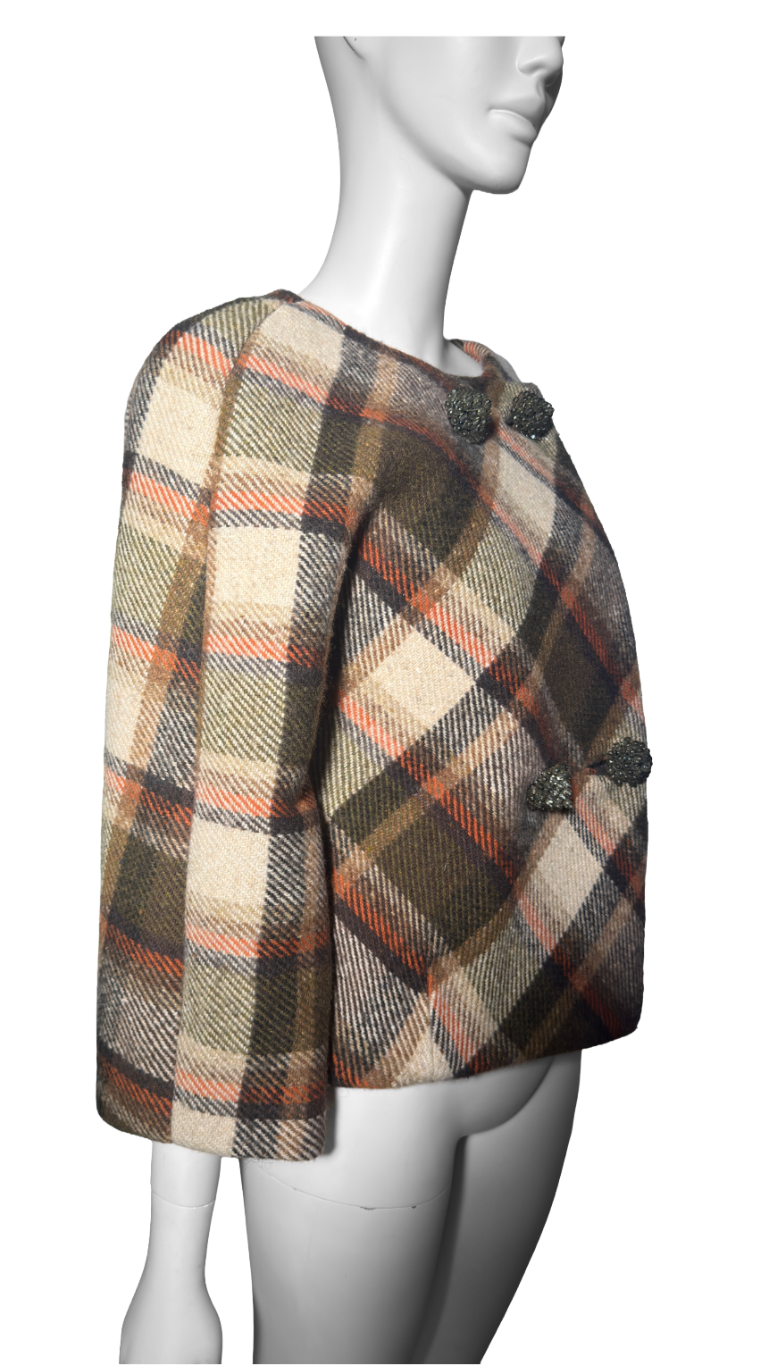 Balenciaga by Nicolas Ghesquière FW 2006 Tartan Riding Jacket