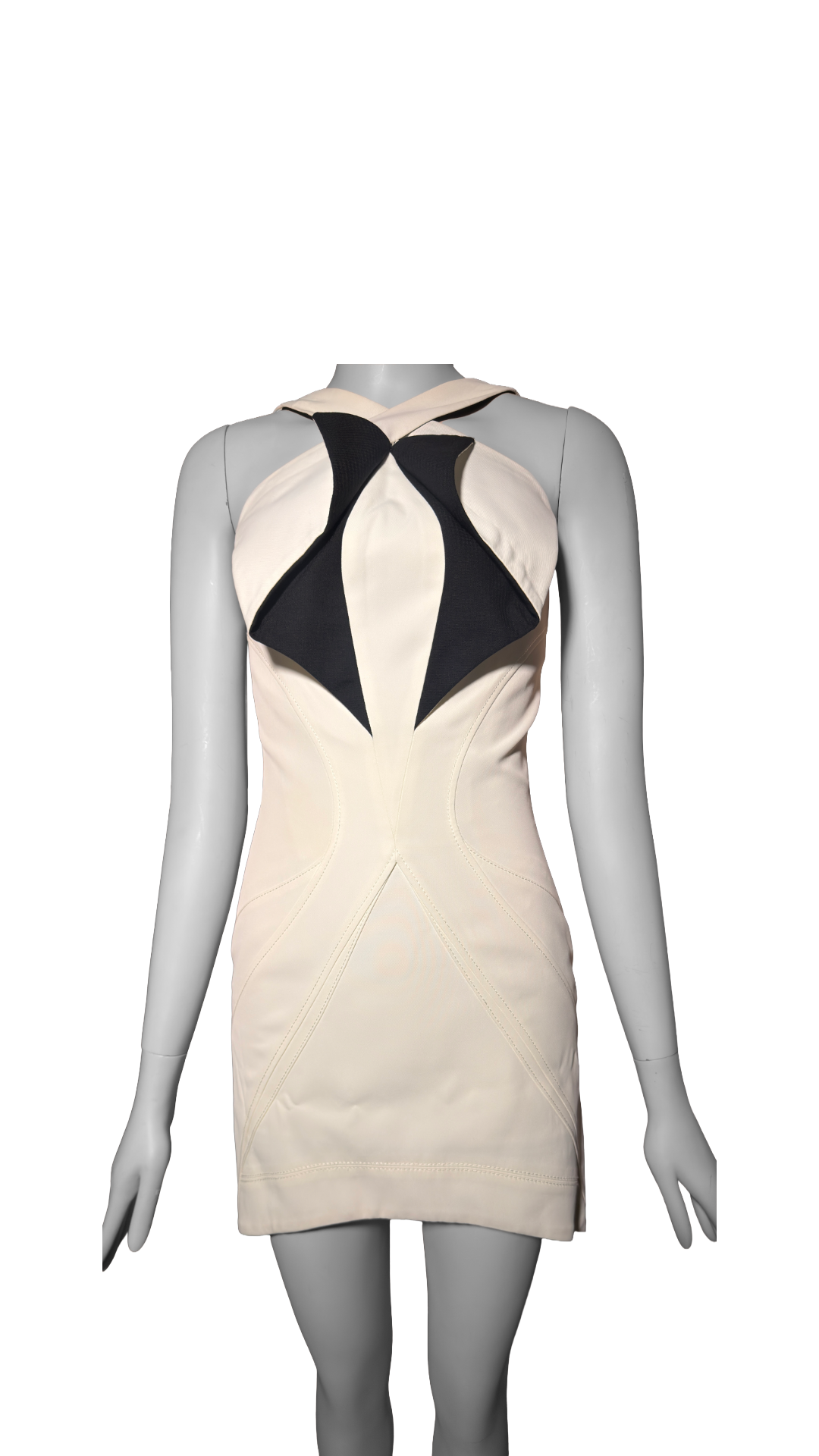 Balenciaga by Nicolas Ghesquière SS 2004 Cubist Color Block Mini Dress