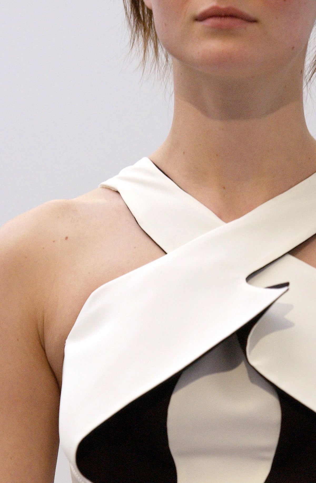 Balenciaga by Nicolas Ghesquière SS 2004 Cubist Color Block Mini Dress