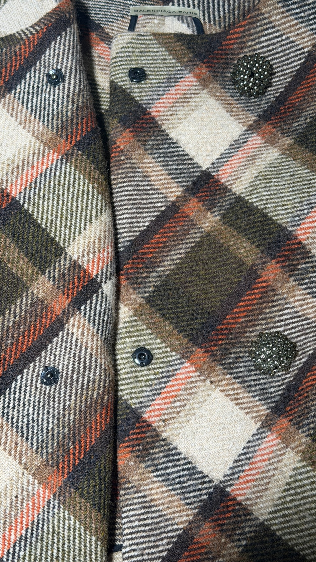 Balenciaga by Nicolas Ghesquière FW 2006 Tartan Riding Jacket