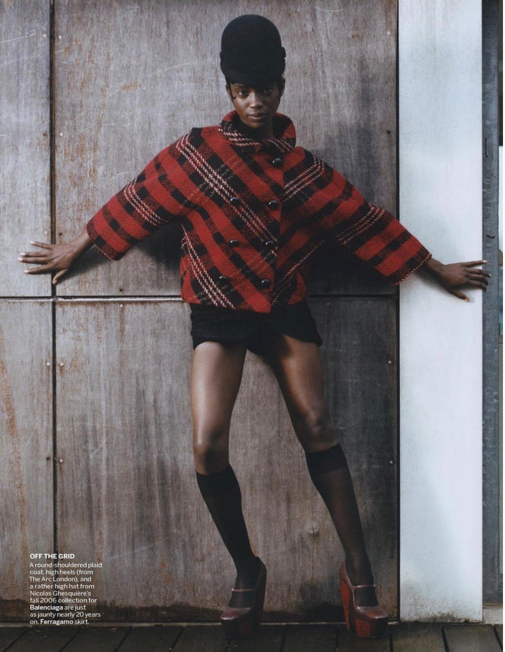 Balenciaga by Nicolas Ghesquière FW 2006 Tartan Riding Jacket