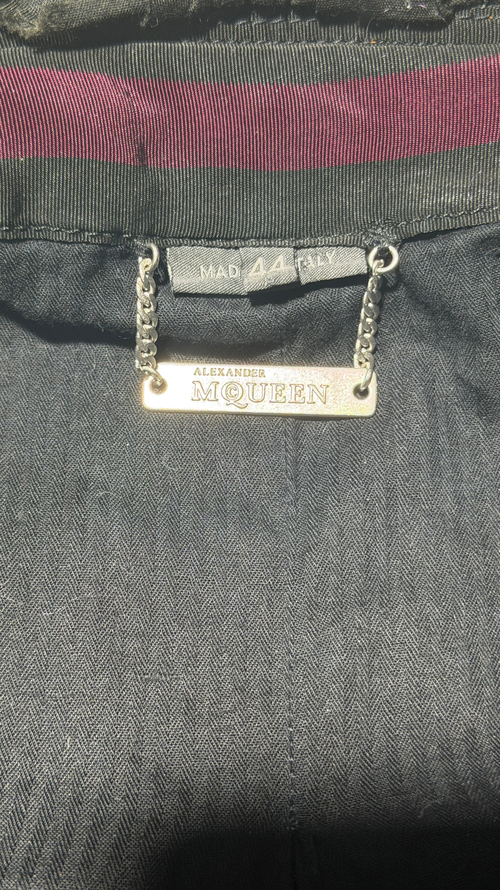 Alexander McQueen FW 2002 'Supercalifragilisticexpialidocious' Denim Corset Jacket
