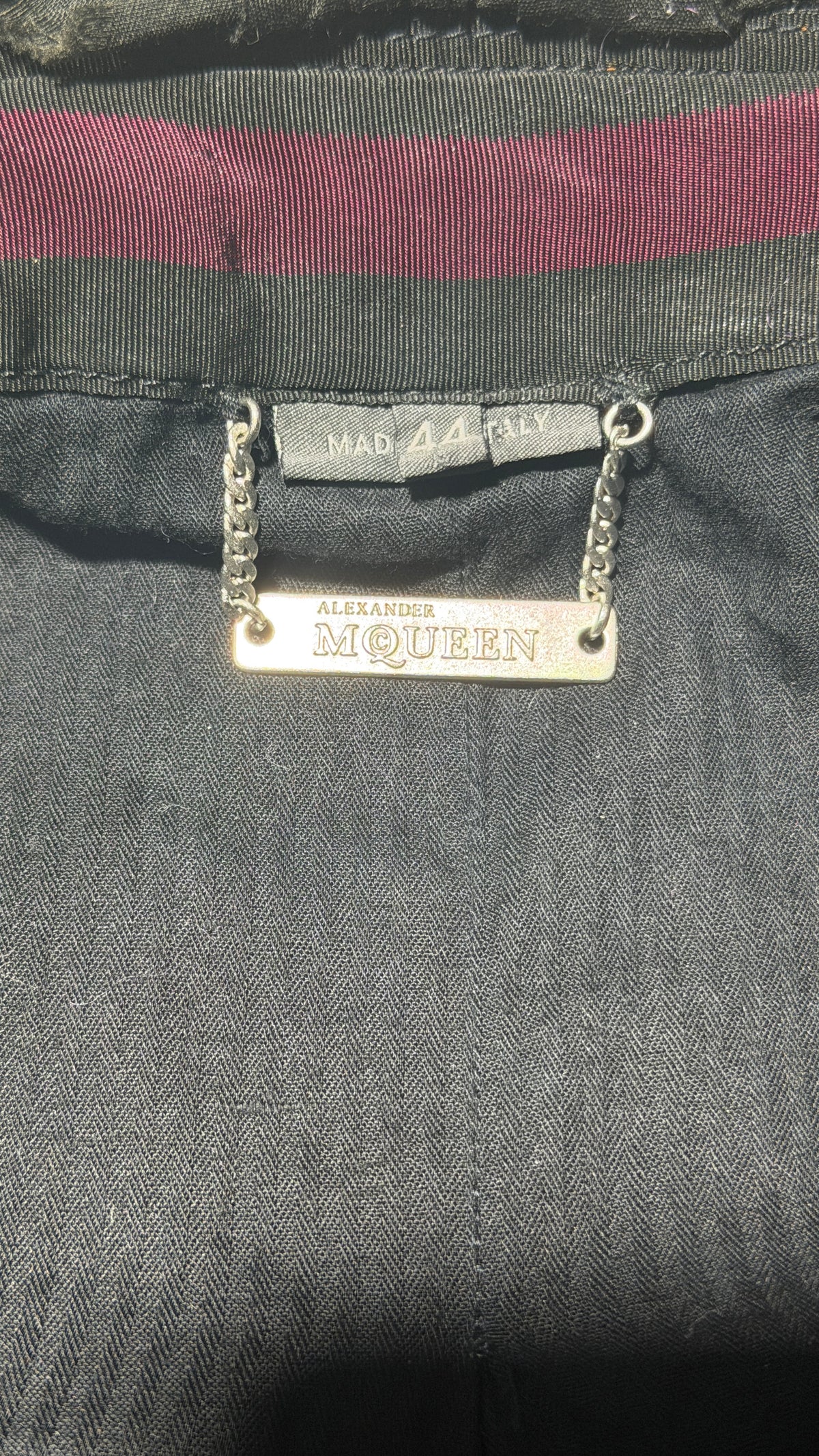 Alexander McQueen FW 2002 'Supercalifragilisticexpialidocious' Denim Corset Jacket
