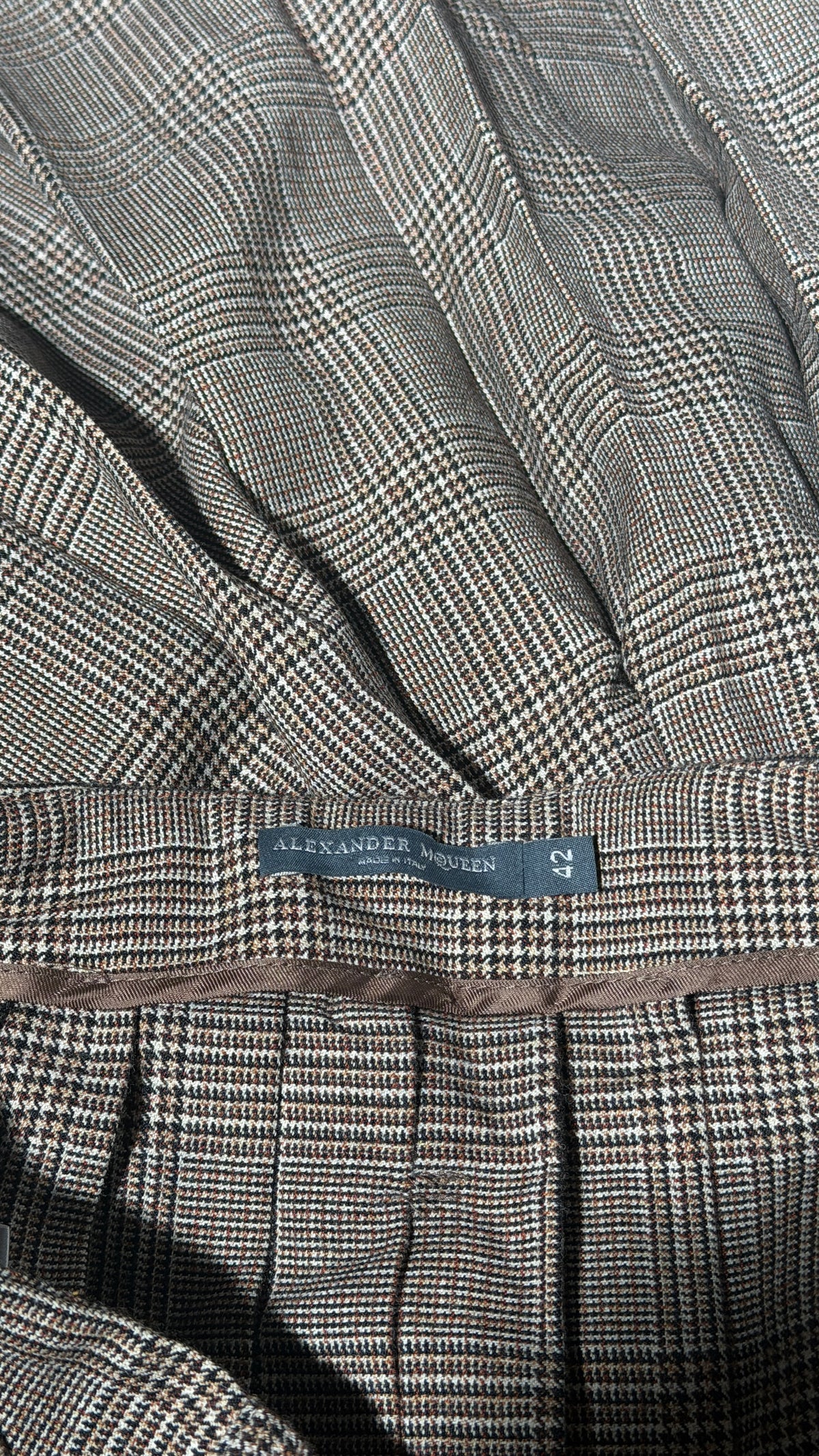 Alexander McQueen FW 2006 Widows of Culloden Prince of Wales Skirt