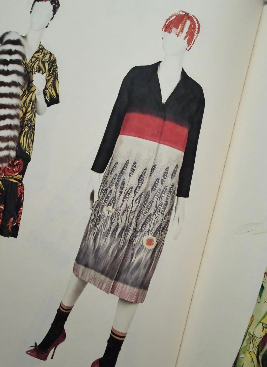 Prada SS 1998 Trompe L'oeil Wheat Coat