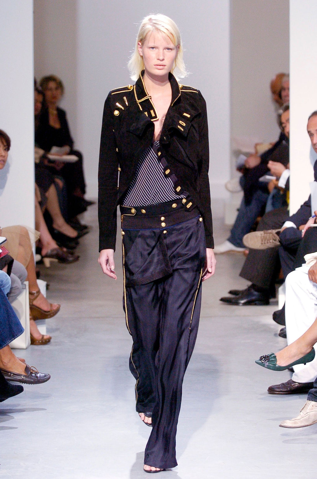 Balenciaga by Nicolas Ghesquière SS 2005 Suede Military Jacket