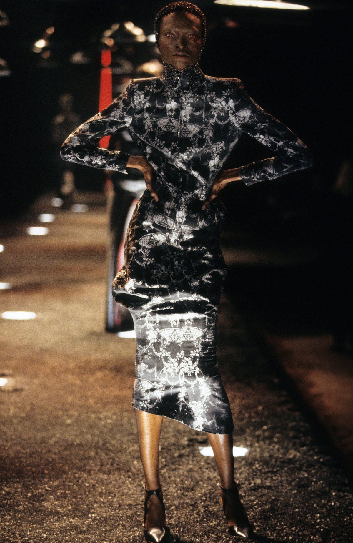 Alexander McQueen FW 1998 Joan Red Zip Up