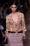 Yves Saint Laurent SS 2002 Deer Print Skirt Set