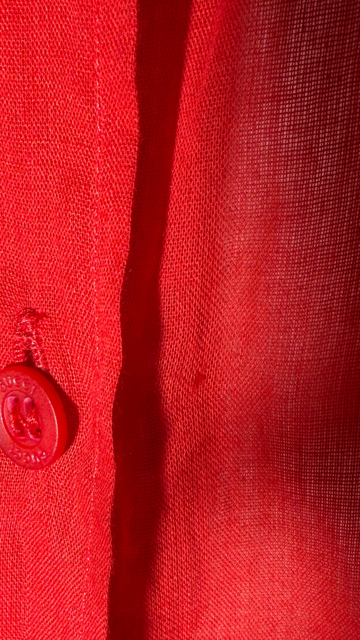 Tom Ford for Gucci 2004 Red Main Collection Batwing Shirt