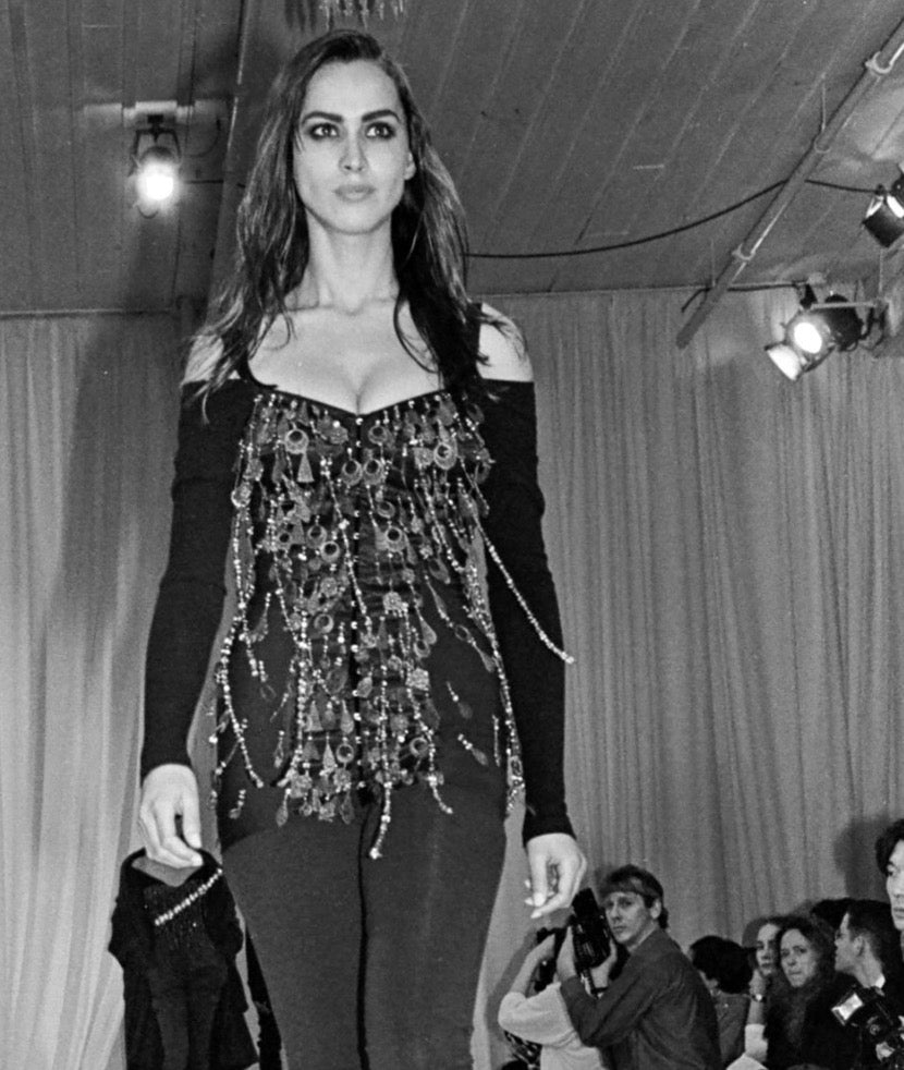 Dolce & Gabbana FW 1990 Embellished Corset