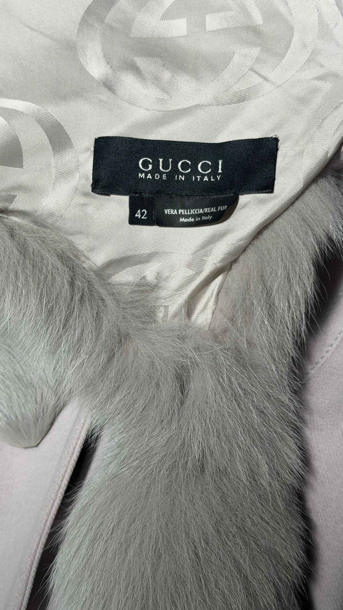 Gucci by Tom Ford FW 2004 Lilac Fox Fur Coat