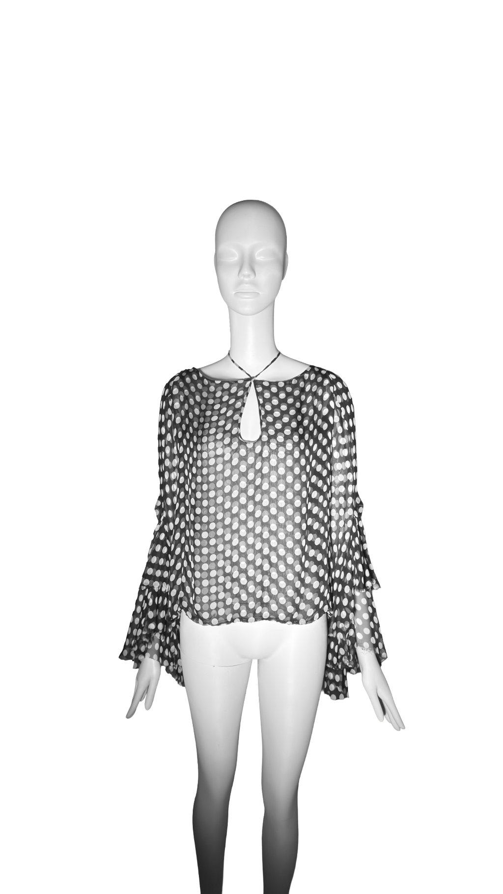 Alexander McQueen SS 2002 'Dance of the Twisted Bull' Ruffle Sleeve Blouse