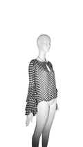 Alexander McQueen SS 2002 'Dance of the Twisted Bull' Ruffle Sleeve Blouse