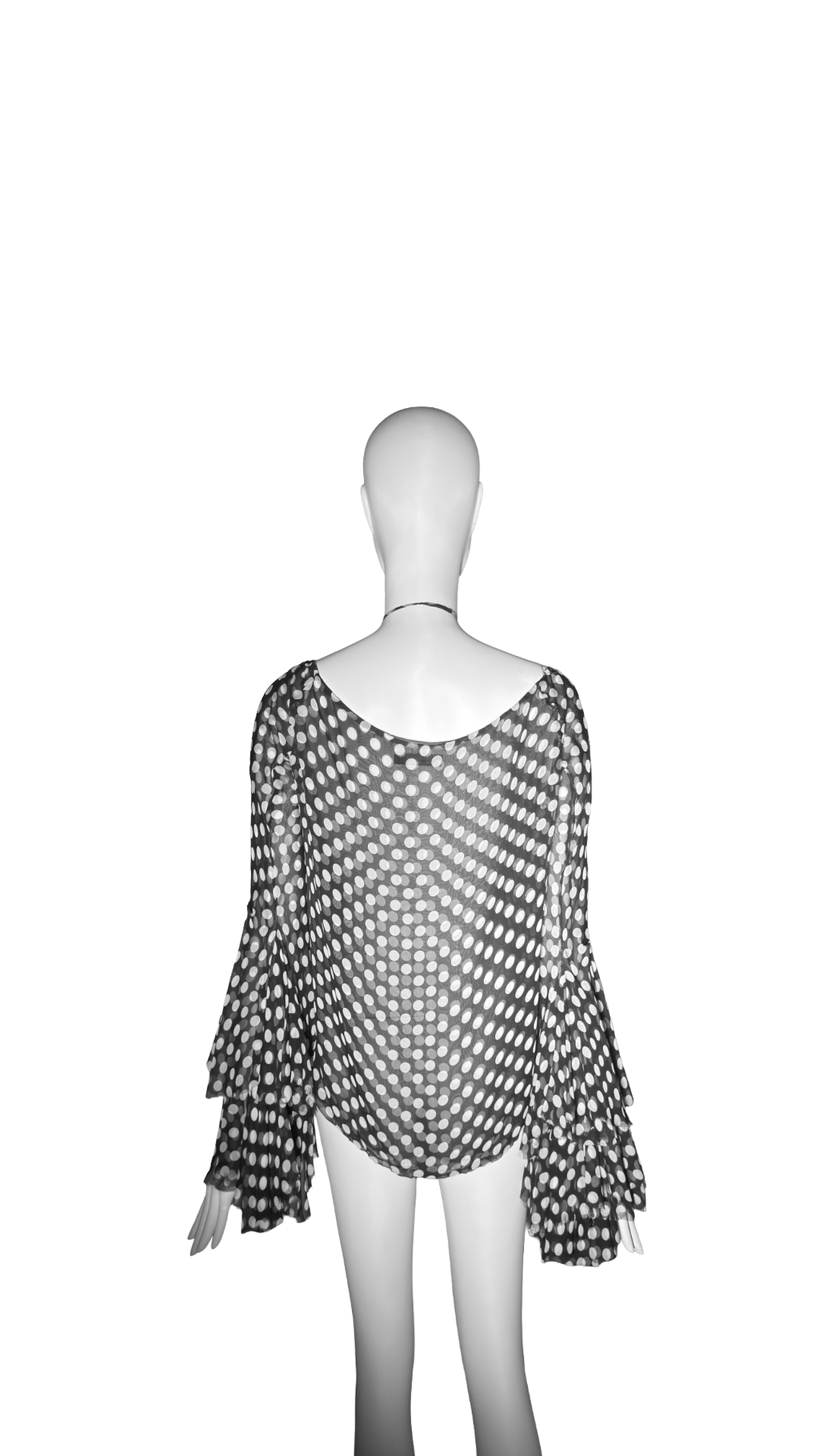 Alexander McQueen SS 2002 'Dance of the Twisted Bull' Ruffle Sleeve Blouse