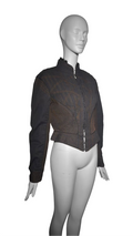 Alexander McQueen FW 2002 'Supercalifragilisticexpialidocious' Denim Corset Jacket