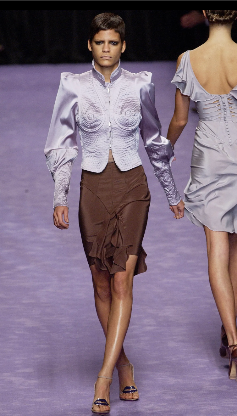 Yves Saint Laurent Tom Ford SS 2003 Lilac Set