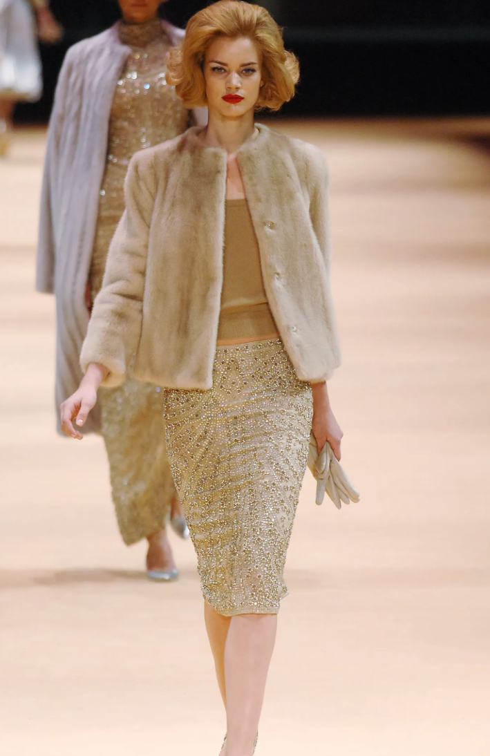 Alexander McQueen FW 2005 'The Man Who Knew Too Much' Mink Coat