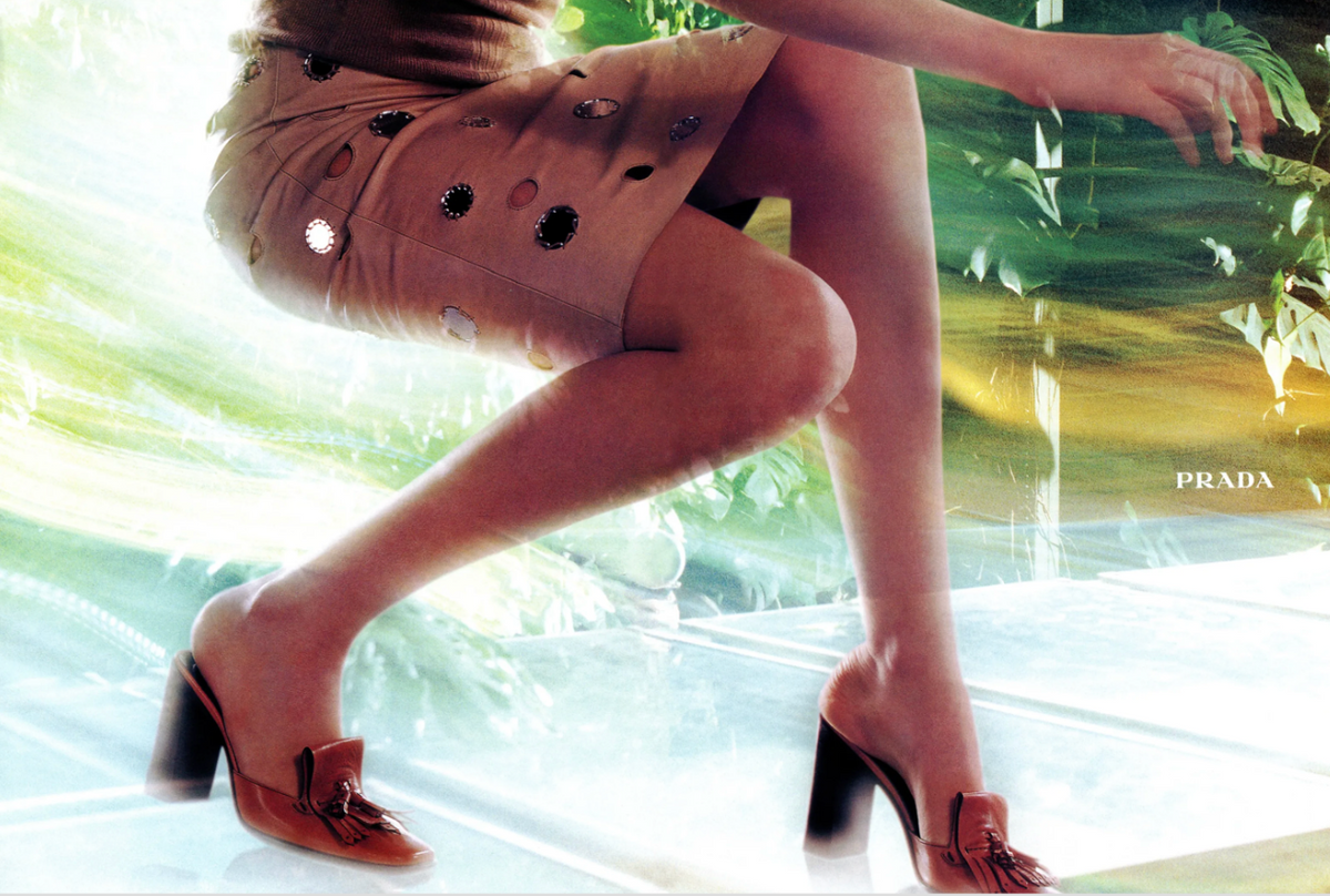 Prada SS 1999 Mirror Skirt