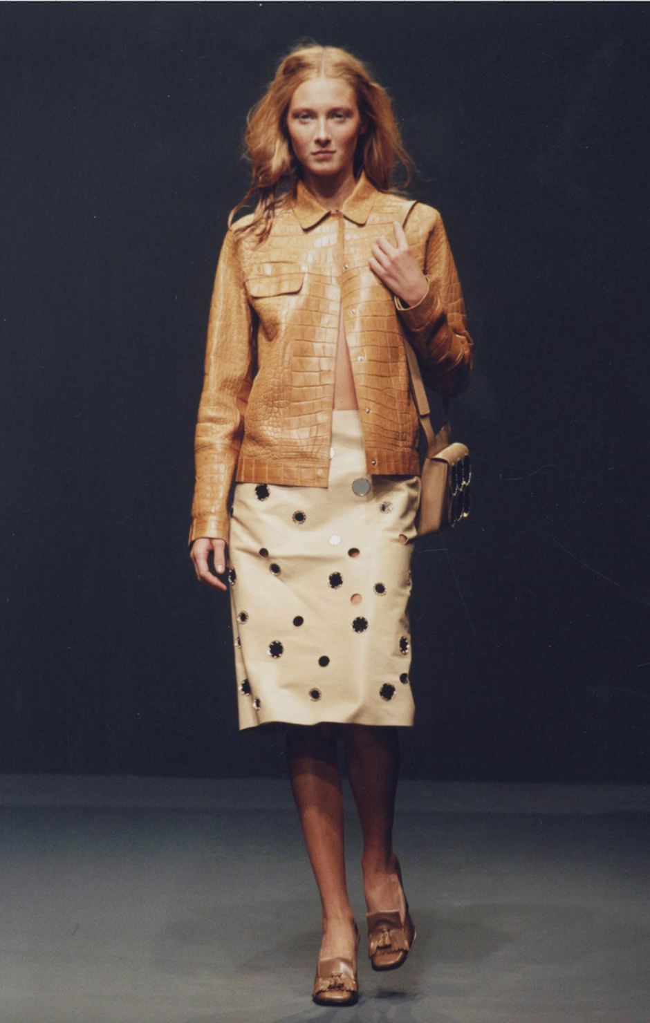 Prada SS 1999 Small Mirror Skirt