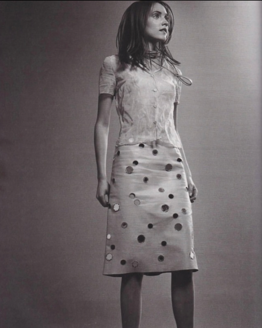 Prada SS 1999 Small Mirror Skirt