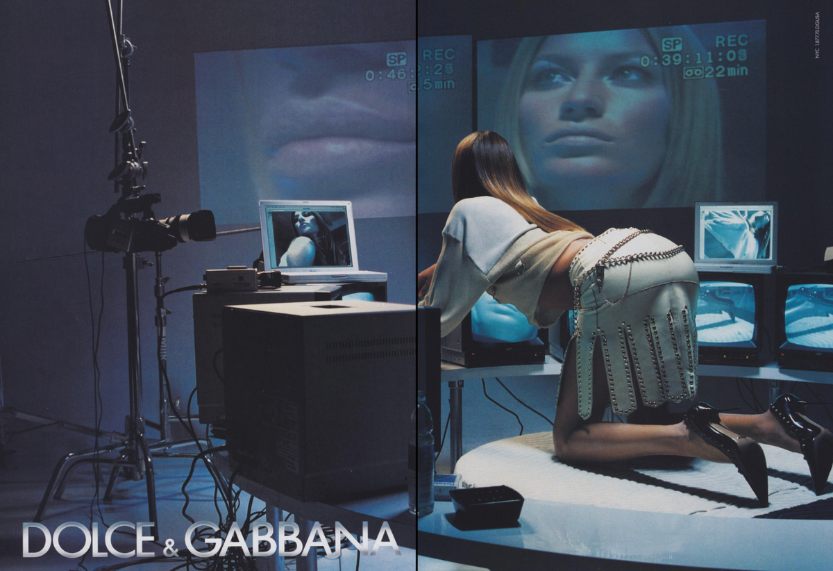 Dolce & Gabbana SS 2003 'Sex and Love' Gladiator Skirt