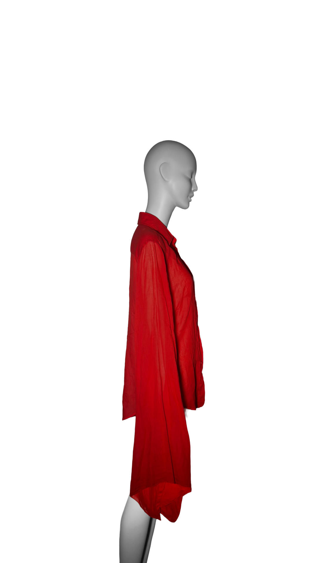 Tom Ford for Gucci 2004 Red Main Collection Batwing Shirt