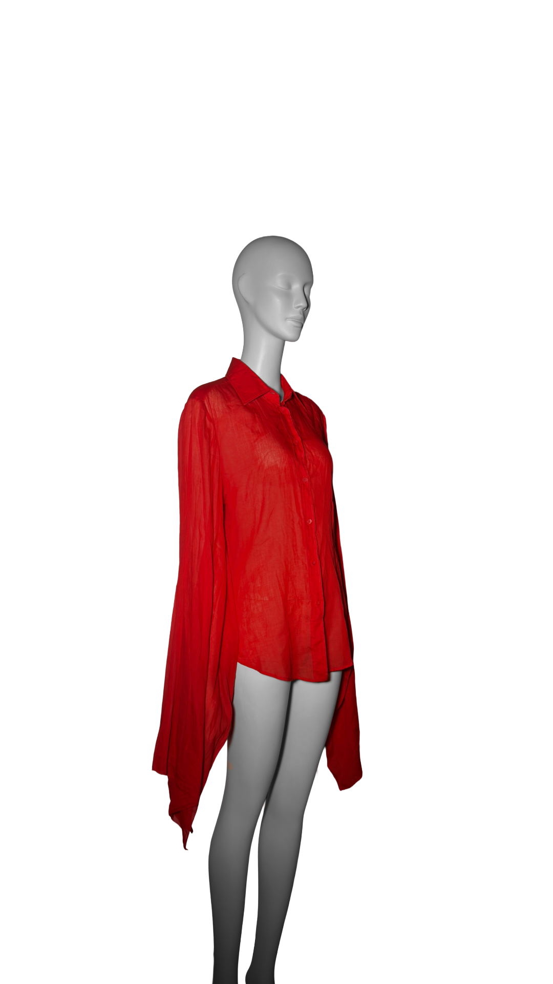 Tom Ford for Gucci 2004 Red Main Collection Batwing Shirt