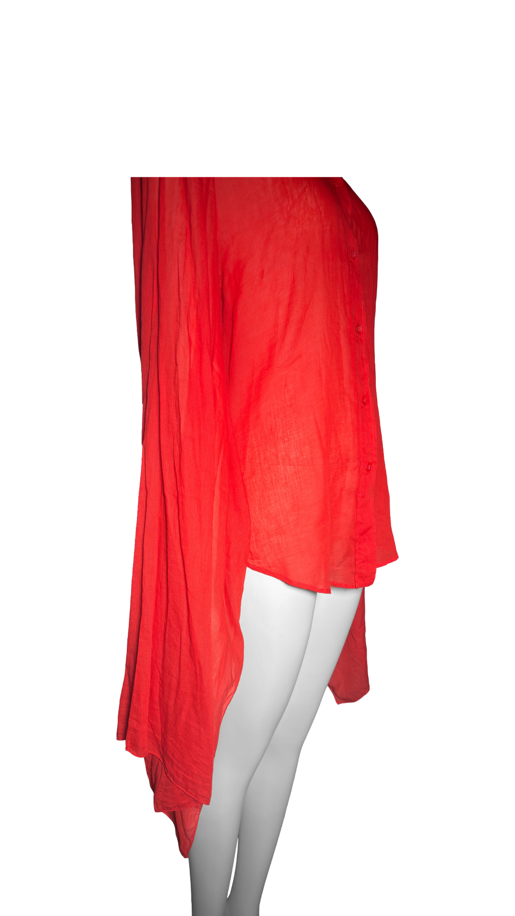 Tom Ford for Gucci 2004 Red Main Collection Batwing Shirt
