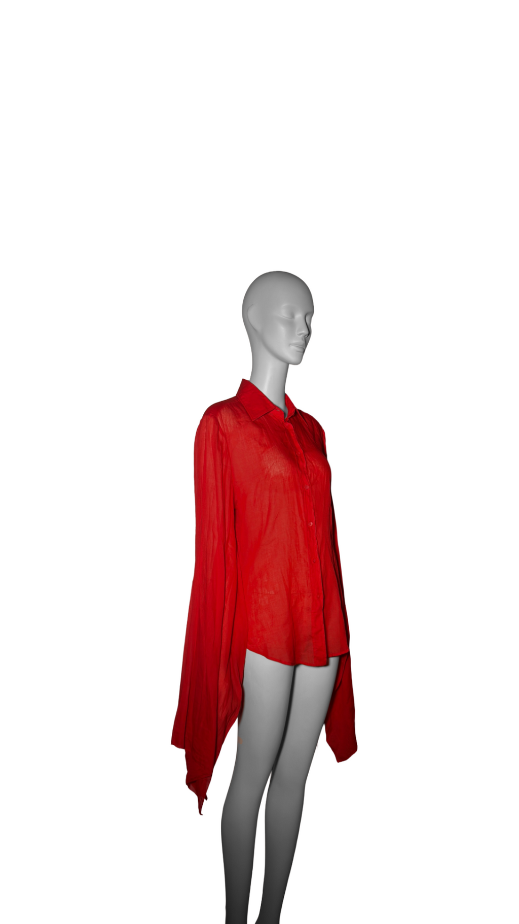 Tom Ford for Gucci 2004 Red Main Collection Batwing Shirt