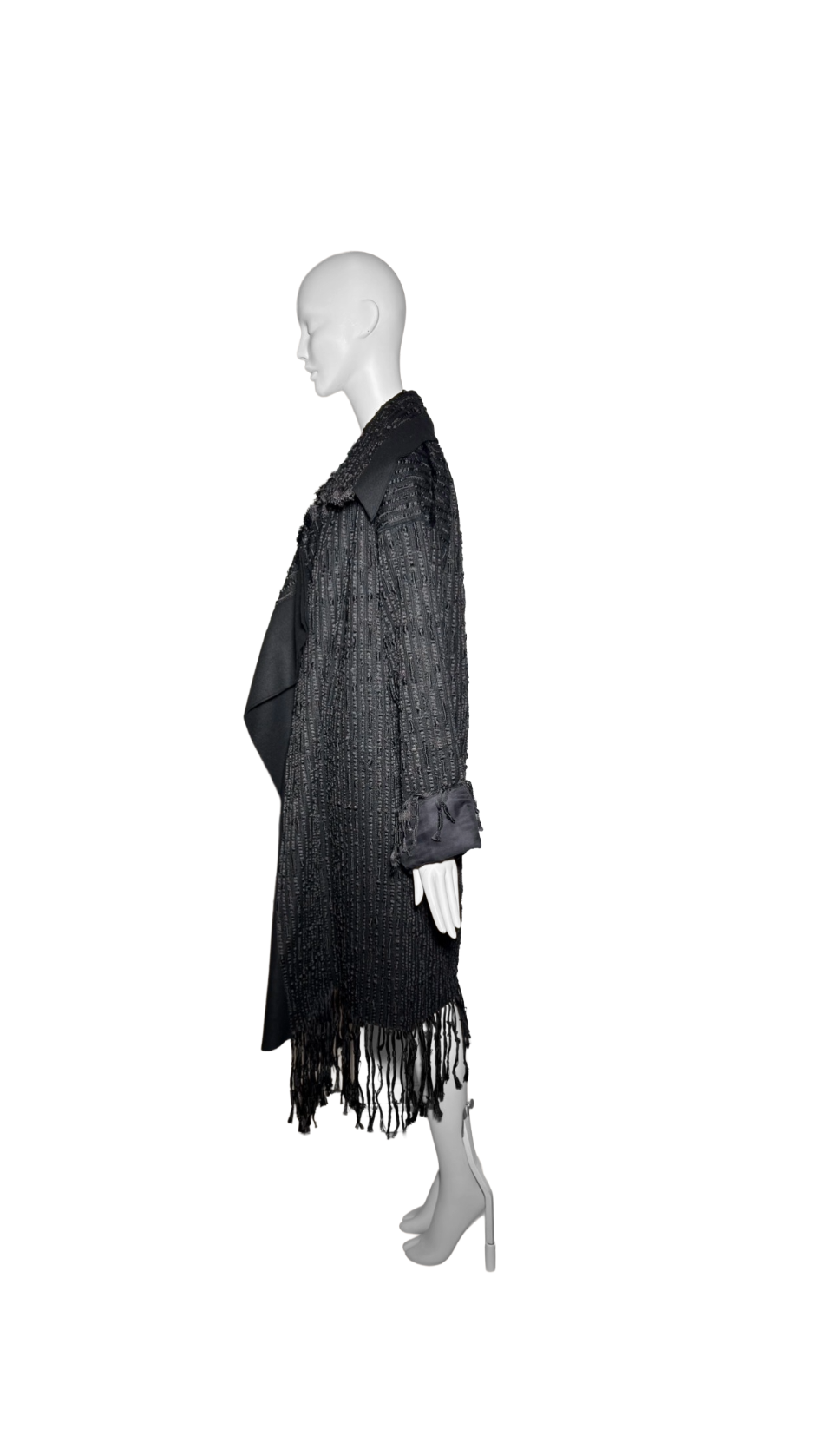 Gucci by Tom Ford FW 2002 Fringed Boucle Coat