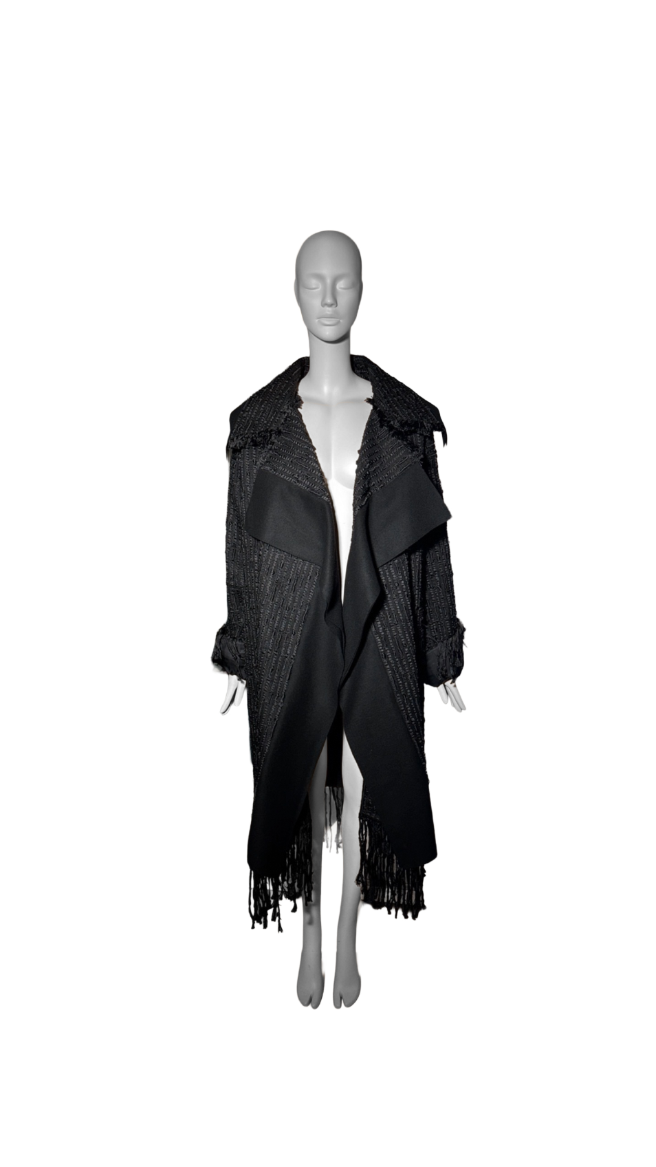 Gucci by Tom Ford FW 2002 Fringed Boucle Coat