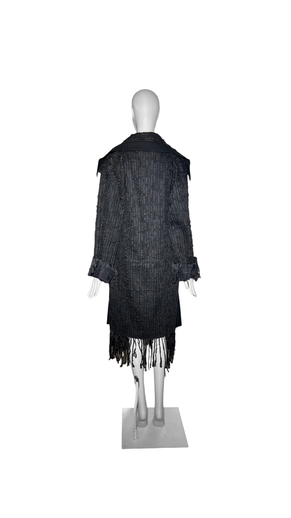 Gucci by Tom Ford FW 2002 Fringed Boucle Coat