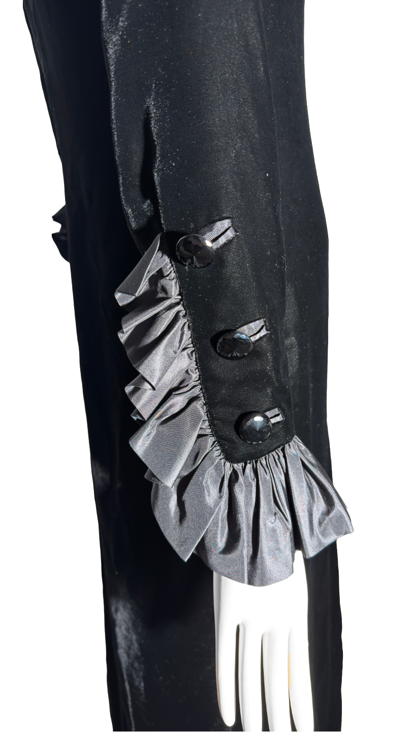 Yves Saint Laurent 1990s Vampire Dress